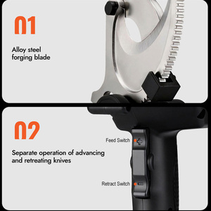 Santwell 400mm Cordless <b>Cable</b> Cutter Brushless Motor 5.0Ah <b>Battery</b> Industrial Grade Electric Wire Shear for Metal Cutting - Product Image 5