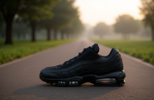 รองเท้าวิ่งผู้ชายรุ่น 95 Essential Triple Black สำหรับฤดูใบไม้ผลิ  วัสดุตาข่ายด้านบน พื้นรองเท้าด้านนอกทำจากยาง พื้นรองเท้าชั้นกลางทำจาก EVA - Product Image 2