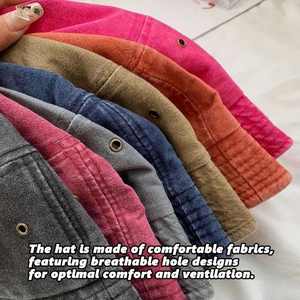 Casquette de pêcheur brodée personnalisée pour hommes et femmes, en coton réglable, avec texte personnalisé, protection solaire extérieure, cyclisme, toutes saisons - Product Image 6