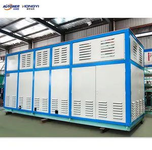 Condensation + adsorption process Vapor Recovery Unit with fan Heat Exchanger PLC system for Gasoline recovery VRU