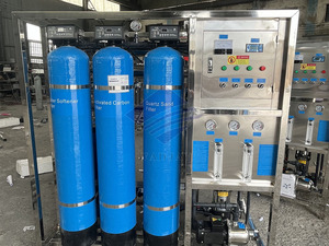 8 T/H Industrial RO Purificación Maquinaria de tratamiento de agua Sistema de máquina de filtración Bomba PLC 220V Sistema de RO de agua industrial - Product Image 3
