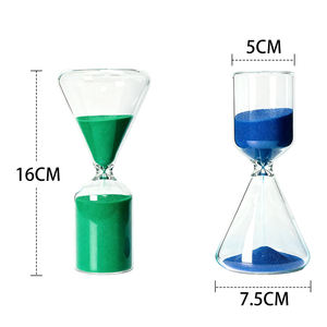 カスタマイズサイズクリエイティブモダン北欧ホームデコレーションデスクトップガラスサンドタイマー時計ガラス大きなタイミングギフト砂時計 - Product Image 3