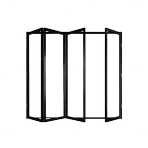 Cloisons pliantes en verre trempé double à cadre ultra-fin |   Design moderne pour boutiques, salles d'exposition, bureaux, villas, espaces extérieurs - Product Image 2