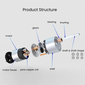 37mm <strong>Dc</strong> Gearbox <strong>Motor</strong> Mini <strong>Dc</strong> Brush 500 520 365 385 395 555 <strong>Motors</strong> Custom Low Noise Long Life 12v 24v <strong>DC</strong> Geared Reduction <strong>Motor</strong> - Product Image 5