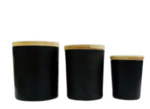 Porte-bougies en verre givré, flacons d'aromathérapie, pots à bougies, décorations d'intérieur et articles d'aromathérapie. - Product Image 2