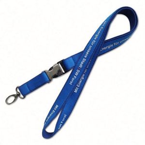OEM Custom Logo Printed RPET Badge Holder <b>Lanyard</b> with Custom Color Eco-Friendly Durable <b>Polyester</b> Sublimation Digital Printing - Product Image 3