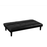 Sofá Moderno para Sala de Estar, Sofá Cama Plegable de PU, Cama Plegable París