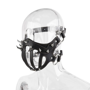 Máscara de Cuero PU para Parejas, Máscara Facial para Coqueteo, Arnés de Bondage para la Cabeza, Accesorio Sexy para Juegos de Fiesta, Cosplay, Juguetes Sexuales - Product Image 1