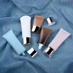 パーソナルスキンケア製品包装オーバルチューブラミネートスクイーズハンドクリームカスタマイズカラーアートワークデザイン & キャップ無料サンプル - Product Image 1