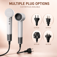 Sèche-cheveux ionique compact portable de haute qualité avec moteur sans balais pour la maison, les voyages, l'hôtel, le camping-car – Soin capillaire électrique avec diffuseur