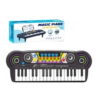Multi Functional Magic Musical Instruments 34 Keyboards Kids Learning Electronic Piano Toy With Music Stand