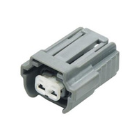 Conector automotriz de plástico eléctrico, conector automático de arnés de cables hembra, 2 unidades