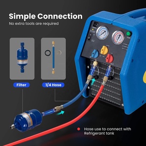 Máquina de recuperación de <span class=keywords><strong>refrigerante</strong></span> sin aceite 558psi portátil HVAC para herramienta de reparación de aire acondicionado de <span class=keywords><strong>refrigerante</strong></span> líquido y vapor - Product Image 2