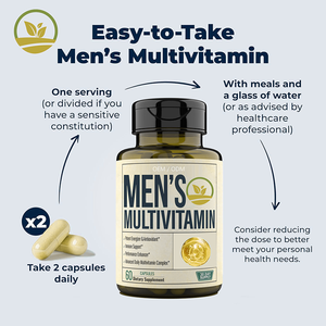 Groothandel Op Maat Pure Heren Vitaminen Food Grade Multivitamine Capsule Fles Verpakking Wilde Teelt Kruidenextract Volwassenen - Product Image 3