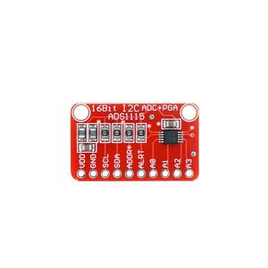 Módulo ADS1115, Placa Roja, ADC I2C de 16 Bits y 4 Canales con Amplificador de Ganancia Profesional - Product Image 2