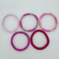 Bracelet en perles tissé à la main rose, diffuseur d'huiles essentielles, parfum longue durée, frais, doux, élégant, bracelets perlés tendance