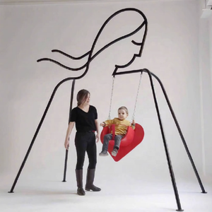 <span class=keywords><strong>Netflix</strong></span> fer mère balançoire extérieure créative extérieure suspendue balançoire jardin scénique Spot carte prendre des photos - Product Image 2