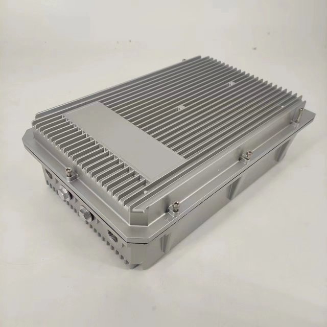 DAM021C High Quality Outdoor Waterproof Extruded Aluminum Electrical Amplifier Enclosure with Customized Drilling