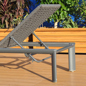 Funda de Lujo para Silla de Piscina, de Aluminio Trenzado, para Exteriores, para Tomar el Sol, para Playa, Sofá <span class=keywords><strong>Cama</strong></span>, Hotel, Patio, Plegable, con Protección UV - Product Image 6