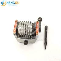 Nouvelle machine à numéroter verticale à ressort inversé à 6 chiffres HENGOUCN 18,9 pouces pour machine d'impression offset