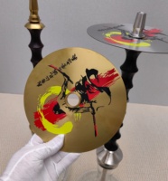 Nouveau design Japona Sensei Hookah, ensemble de chicha de luxe Japona, ensemble de fumage pour bar à chicha, chicha en acier inoxydable avec verre