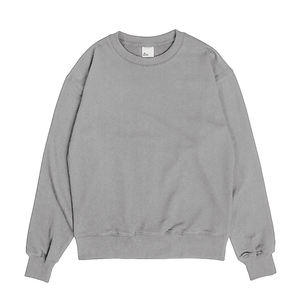 Sudadera de cuello redondo de mezcla de poliéster/algodón con forro polar suave, cálida para invierno, unisex, informal, estilo urbano. - Product Image 2