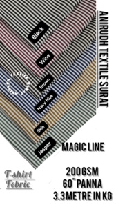 เสื้อยืดพิมพ์ลายเมจิกไลน์ผ้าถักโพลีเอสเตอร์น้ำหนักเบาหลากสีคอลเลกชันจากนักออกแบบ - Product Image 4