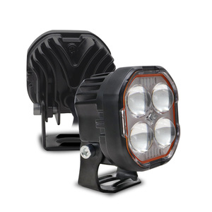 Mini Four-<b>Leaf</b> Clover Motorcycle Spotlight 40W LED 12-24V DC Off-Road <b>Lighting</b> - Product Image 1