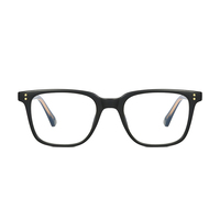 Monture de lunettes optiques Partagas Square TR90 avec branches à fixation par broche CP, anti-lumière bleue, pour femmes et hommes