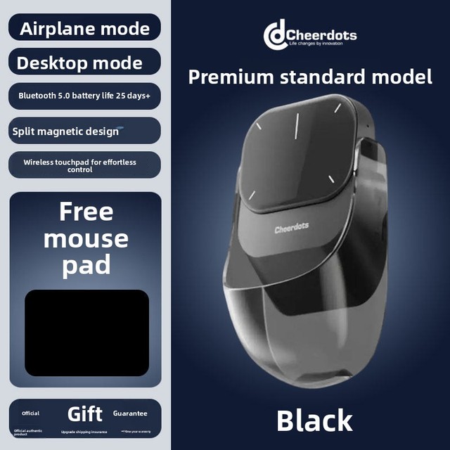 Cheerdots2 4-Button Split Air Notebook Wireless Mouse Presentation Pen Silent for AI Smart Laser PPT