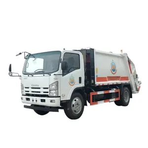 Produksi Disesuaikan ISUZU Dongfeng HOWO Forland JAC JMC Baru Merek Truk Pemadat Sampah Muatan Belakang Harga Pabrik untuk Dijual