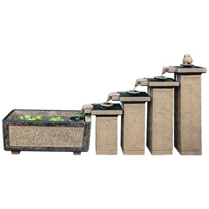 Hanyuntang Courtyard Pixiu Nouvelle Fontaine d'eau circulante de style chinois pour bassin extérieur de grande taille, ornement attirant la prospérité - Product Image 5