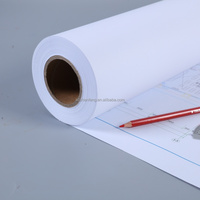 Rollos de papel de plotter de dibujo CAD de 80GSM para impresora de inyección de tinta de ingeniería papel de pintura Premium