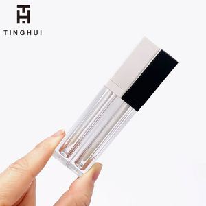 ODM OEM <b>Square</b> Empty <b>Plastic</b> Lip Gloss Tubes Cosmetic <b>Containers</b> Matte Lip Gloss Packaging for Makeup - Product Image 5