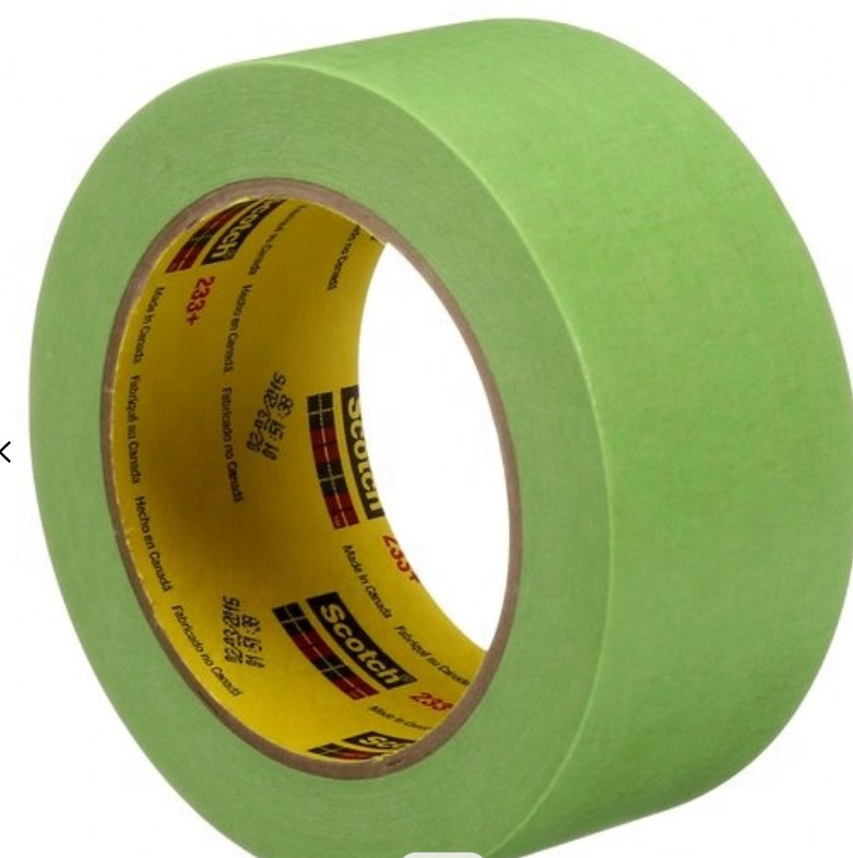 High Temperature Crepe Paper 233+ Green Car Paint General Auto Masking Tape