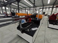 KAILAIDE KLD-B12 Máquina perfiladora de vigas escalonadas y P, línea de producción automática con soldadura láser, control PLC, motorizada y de tamaño adaptable