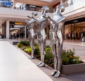 स्मैक स्टेनलेस स्टील वेल्डेड रोबोट पशु शैली कला मूर्तिकला कस्टम इंटीरियर सजावट पेशेवर शिल्प कौशल वाणिज्यिक - Product Image 6