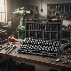 Vevor 26-Piece Impact <b>Socket</b> Set 1/2 In Drive Deep 6-Point Metric Cr-V Industrial Grade <b>Sockets</b> 10mm To <b>36mm</b> Storage Case - Product Image 2