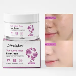 Crème hydratante pour le visage OEM/ODM, soins de la peau, deuxième fissure, extrait de levure, crème lissante pour le visage, crème contre l'acné