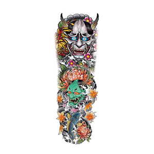 Nouveau design, <span class=keywords><strong>tatouage</strong></span> temporaire imperméable à manches longues, modèles pour hommes et femmes, grande image, couverture complète du bras - Product Image 4