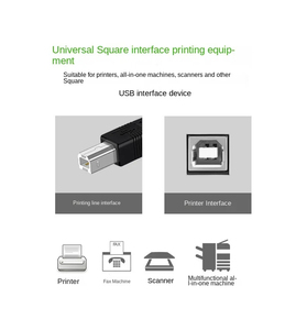 สายเคเบิล USB สำหรับ Canon Brother, สายปริ้นเตอร์เอปสัน2.0ความเร็วสูง1เมตร1.5เมตร - Product Image 5
