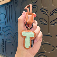 Snoep sleutelhanger Elegante leren hanger Strass hanger Fruithanger Elegante hanger Leren tasaccessoire Minimalistisch