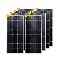 Systèmes solaires 5KW 10KW 15KW 20KW 25KW 30KW pour maisons, kits de systèmes de stockage d'énergie solaire 220V pour fermes