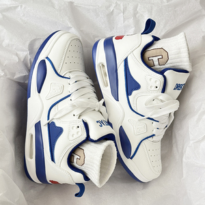 Couple's Casual Sporty Fashion Trend Lace-Up <b>Sneakers</b> with Mesh Lining and for Cushion Men's and Women's Shoes - Product Image 1