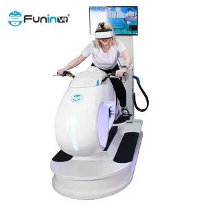 Yeni FuninVR tema parkı Moto bisiklet simülatörü eğlence parkı binmek 9D VR hız yarış simülatörü oyun makinesi VR motosiklet