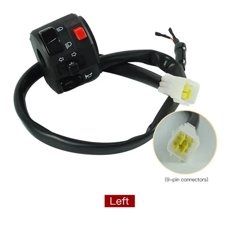 CQJB Saklar Lampu Starter Sepeda Motor Universal, 22Mm 300cc 600cc