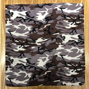 Pañuelo de camuflaje Hip Hop de algodón cuadrado Unisex al por mayor pañuelo de diseño personalizado Impresión digital 54*54cm Bandana Hip Hop - Product Image 2