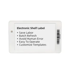 Affichage numérique d'étiquette électronique 3.52 pouces, étiquette d'étagère électronique d'affichage d'écran de papier électronique disponible en supermarché