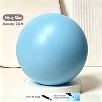 Pelota de Yoga y Pilates para Adelgazar, Moldear Cintura y Glúteos, Ejercicio de Gimnasia, Material de PVC Antiexplosión, 25CM de Diámetro