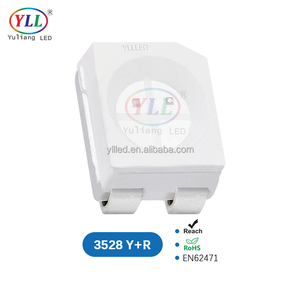 YLL 캡슐화 에피스타 칩 맞춤형 파장 620nm 590nm 이색 적색 황색 다이오드 SMD LED 디밍 가능 120도 시야각 - Product Image 5